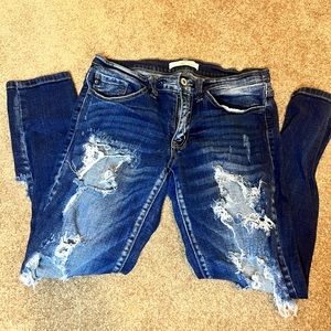 KanCan mid rise skinny jeans